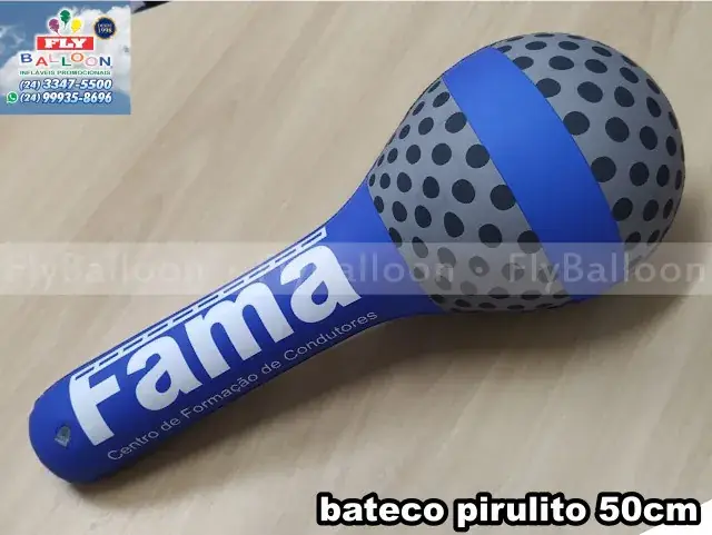 Bateco pirulito inflável Fama Centro de Formação de Condutores