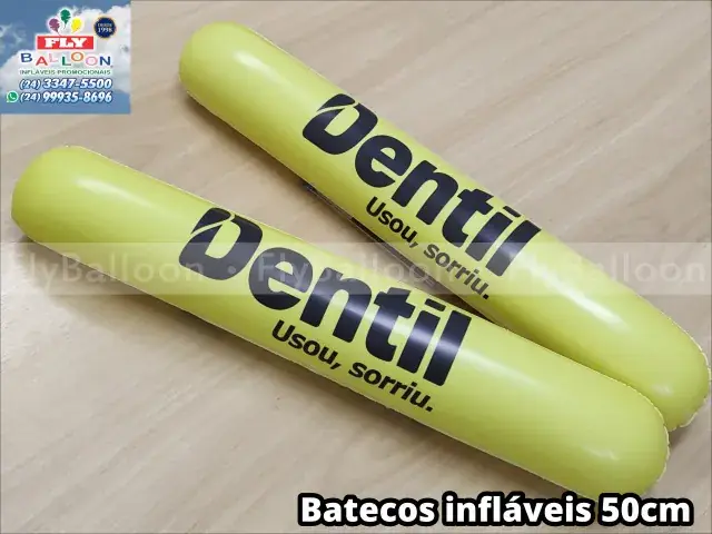 Bateco pirulito inflável promocional Dentil