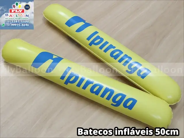 Bateco pirulito inflável promocional Ipiranga